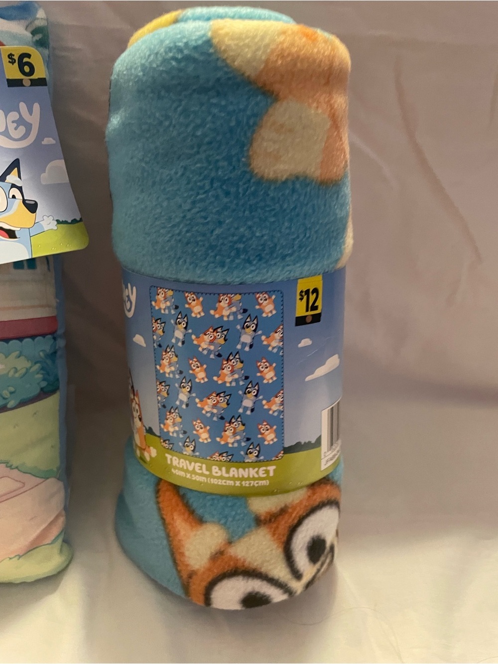 NWT Bluey Family Throw Pillow and Travel Blanket - Picture 6 of 9